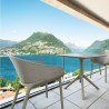 Compamia Sky Square Outdoor Lounge Table - Dove Gray