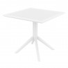 Compamia Sky Square Outdoor Lounge Table - White