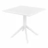 Compamia Sky Square Outdoor Lounge Table - White - Compamia Sky Square Outdoor Lounge Table - White