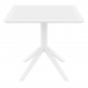 Compamia Sky Square Outdoor Lounge Table - White