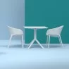 Compamia Sky Square Outdoor Lounge Table - White - Compamia Sky Square Outdoor Lounge Table - White