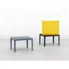 Compamia Sky Side Table 24 Inch Dark Gray Black Yellow - Compamia Sky Side Table 24 Inch Dark Gray Black Yellow