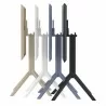 Sky Square Table 24 inch - Lifestyle - Side View Folded - Sky Square Table 24 inch - Lifestyle - Side View Folded