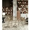 Sky Square Bar Table 24 inch Taupe - Lifestyle - Sky Square Bar Table 24 inch Taupe - Lifestyle