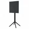 Sky Ares Square Bar Table - Black - Folded - Sky Ares Square Bar Table - Black - Folded