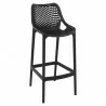 Sky Air Square Bar Chair - Black - Angled - Sky Air Square Bar Chair - Black - Angled