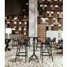 Sky Air Square Bar Set with 2 Barstools Black - Lifestyle 2