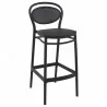 Compamia Sky Marcel Square Bar Set with 2 Barstools in Black - Bar Stool - Compamia Sky Marcel Square Bar Set with 2 Barstools in Black - Bar Stool