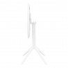 Compamia Sky Round Folding Table in White - Side