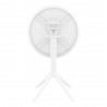 Compamia Sky Round Folding Table in White - Back