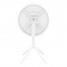 Compamia Sky Round Folding Table in White - Back