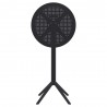 Compamia Sky Round Folding Bar Table 24 inch Black - Back