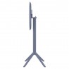 Compamia Sky Round Folding Bar Table in Dark Grey - Side