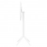 Compamia Sky Round Folding Bar Table in White - Side
