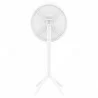 Compamia Sky Round Folding Bar Table in White - Back View - Compamia Sky Round Folding Bar Table in White - Back View