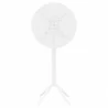 Compamia Sky Round Folding Bar Table in White - Front - Compamia Sky Round Folding Bar Table in White - Front