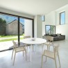 Lisa Outdoor Dining Arm Chair - Taupe