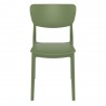 Monna Outdoor Dining Chair Olive Green - Front