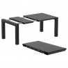 Loft Outdoor Dining Table Extenders - Black