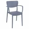 Loft Outdoor Dining Chairs - Dark Grey - Loft Outdoor Dining Chairs - Dark Grey
