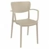 Loft Outdoor Dining Chairs - Taupe - Loft Outdoor Dining Chairs - Taupe