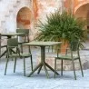 Compamia Loft Bistro Set 3 Piece with 27 inch Table Top in Olive Green - Lifestyle - Compamia Loft Bistro Set 3 Piece with 27 inch Table Top in Olive Green - Lifestyle