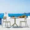 Compamia Lucy Outdoor Dining Chair - Lifestyle - Taupe - Compamia Lucy Outdoor Dining Chair - Lifestyle - Taupe