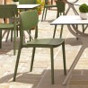 Compamia Lucy Outdoor Dining Chair - Lifestyle - Olive Green - Compamia Lucy Outdoor Dining Chair - Lifestyle - Olive Green