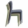 Compamia Lucy Outdoor Dining Chair - COlor Variations Stacked - Compamia Lucy Outdoor Dining Chair - COlor Variations Stacked