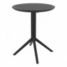 Compamia Lucy Bistro 24 inch Table Top in Black - Compamia Lucy Bistro 24 inch Table Top in Black