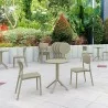 Compamia Lucy Bistro Set 3 Piece with 24 inch Table Top in Taupe - Lifestyle - Compamia Lucy Bistro Set 3 Piece with 24 inch Table Top in Taupe - Lifestyle