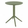 Compamia Lucy Bistro 24 inch Table Top in Olive Green - Compamia Lucy Bistro 24 inch Table Top in Olive Green