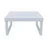 Compamia Mykonos Square Coffee Table In Silver - Front - Compamia Mykonos Square Coffee Table In Silver - Front