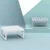 Compamia Mykonos Square Coffee Table In Silver - Lifestyle - Compamia Mykonos Square Coffee Table In Silver - Lifestyle
