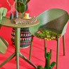 Compamia Sky Pro Stacking Dining Chair in Olive Green - Lifestyle 4