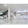 Octopus Round Bar Table White  - Octopus Round Bar Table White 