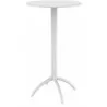 Octopus Round Bar Table White  - Octopus Round Bar Table White 