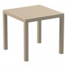 Air Square Dining Table - Taupe
