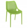 Air Mix Square Dining Chair - Tropical Green