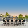 Compamia Portofino Bar Stool Black