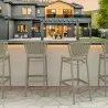 Compamia Portofino Bar Stool Taupe - Compamia Portofino Bar Stool Taupe