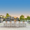 Compamia Portofino Bar Stool White
