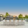 Compamia Portofino Bar Stool White - Compamia Portofino Bar Stool White