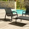 Compamia Pacific Club Arm Chair Black Frame Black Sling - Lifestyle 8 - Compamia Pacific Club Arm Chair Black Frame Black Sling - Lifestyle 8