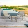 Compamia Pacific Club Arm Chair Taupe Frame Taupe Sling - Lifestyle 2 - Compamia Pacific Club Arm Chair Taupe Frame Taupe Sling - Lifestyle 2