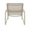 Compamia Pacific Club Arm Chair Taupe Frame Taupe Sling - Back - Compamia Pacific Club Arm Chair Taupe Frame Taupe Sling - Back