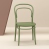 Marie Resin Outdoor Chair Olive Green - Lifestyle