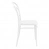Marie Resin Outdoor Chair White - Side