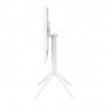 Marie Bistro Table - White - Folded
