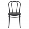 Victor Resin Outdoor Chair Black - Front